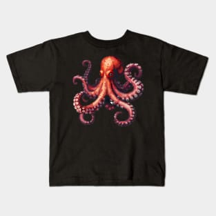 16-Bit Octopus Kids T-Shirt